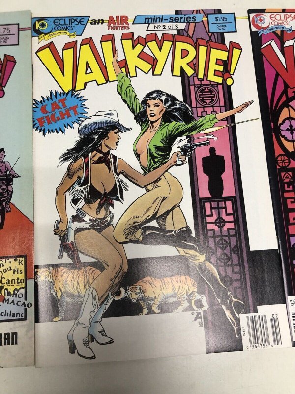 Valkyrie Set Issues #1 2 3 (FN/VF) Complete • Eclipse Comics • Chuck Dixon • War