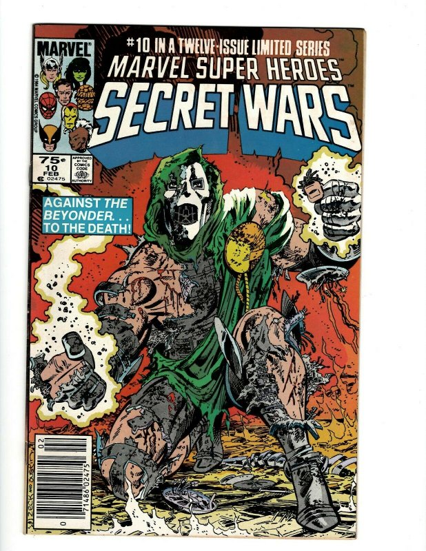 Marvel Super Heroes Secret Wars # 1 2 3 4 5 6 7 8 NM 9 10 11 12 Comic Series OF2