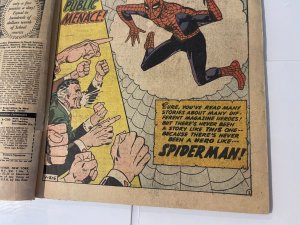 Amazing Spider-Man # 1 VG- 1963 Marvel Comic Book Original NO Restoration LD2