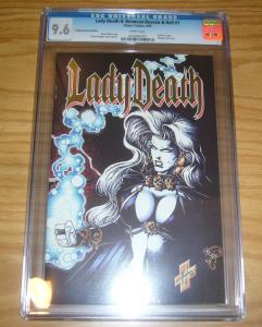 Lady Death II: Between Heaven & Hell #1 CGC 9.6 gold logo commemorative edition