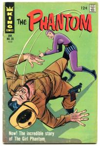THE PHANTOM #20 1967-KING-1ST GIRL PHANTOM FLASH GORDON VG