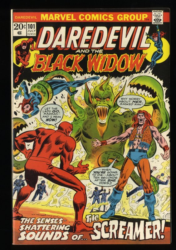 Daredevil #101 VF/NM 9.0 Black Widow Appearance!