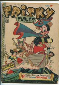 Frisky Fables Vol. 3 #12 - Washington crossing the Deleware parody VG