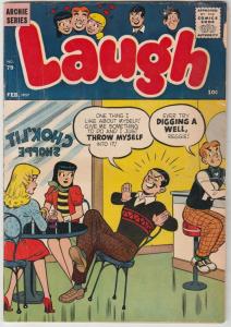 Laugh, Archie #79 (Feb-57) VG+ Affordable-Grade Archie, Betty, Veronica, Regg...