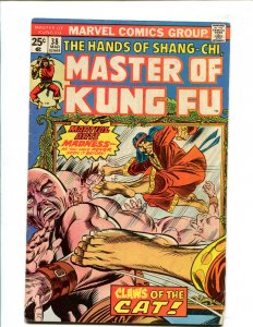 Master Of Kung Fu #38 - 1st Appearance of The Cat! (3.0) 1976