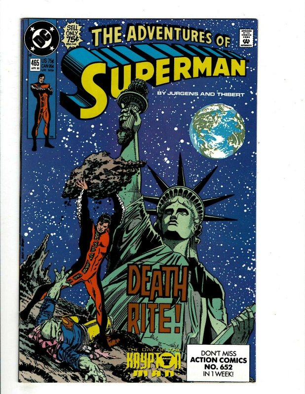 12 Adventures of Superman DC Comics 453 454 457 458 459 460 461 462 463 + HG1