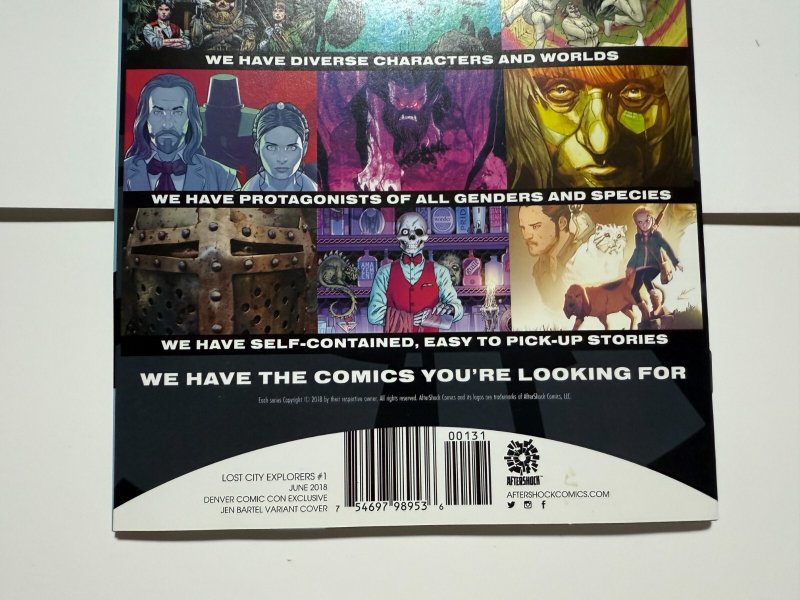 The Lost City Explorers # 1 NM DCC Bartel Variant Aftershock Comic Book 8 J400