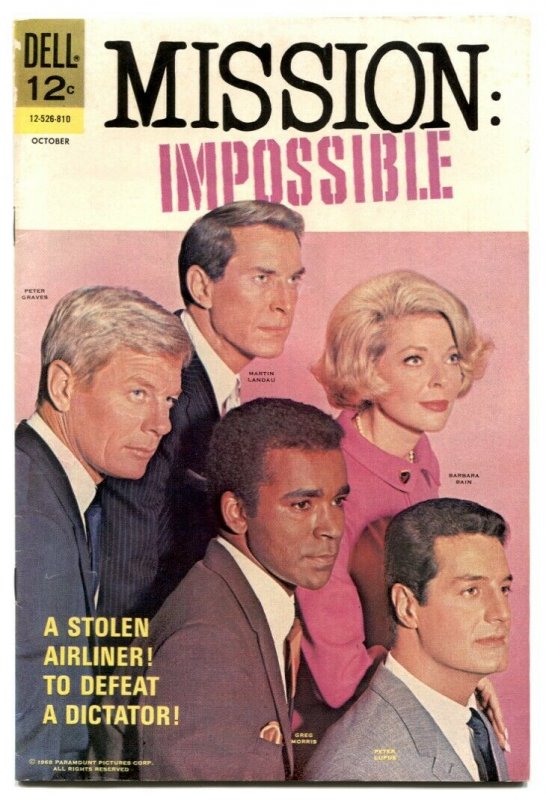 Mission Impossible #4 1968-Dell TV Comic- FN- 