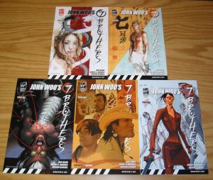 John Woo's 7 Brothers vol. 2 #1-5 VF/NM complete series - virgin comics set 3 4