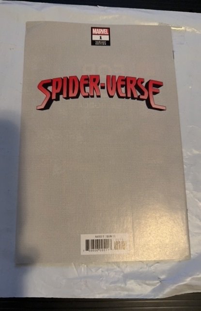 Spider-Verse #1 1st Print Walmart Todd Nauck Marvel Comics December 2019