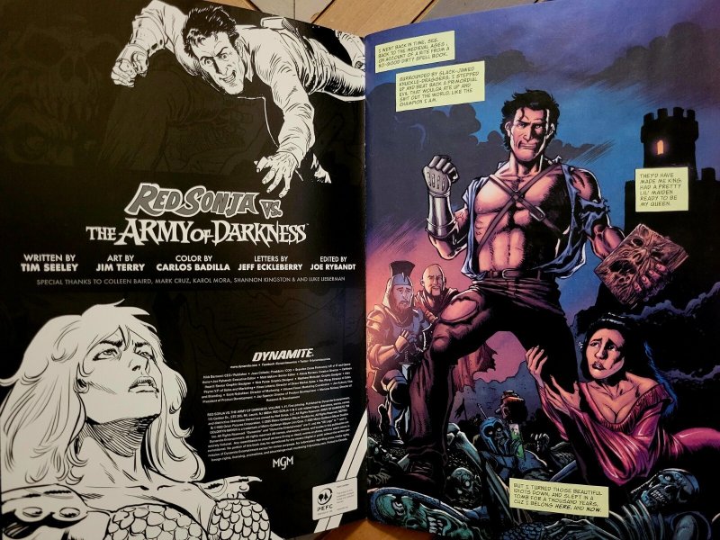 RED SONJA vs ARMY OF DARKNESS #1 MARK SPEARS Cover 2025 Dynamite New Series ASH
