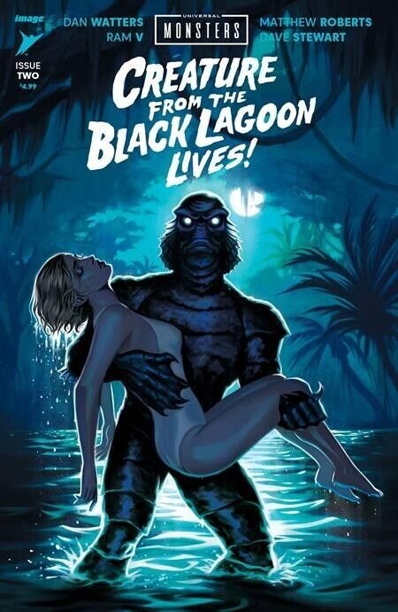 UNIVERSAL MONSTERS CREATURE FROM THE BLACK LAGOON LIVES #2 1:50 Variant Cover