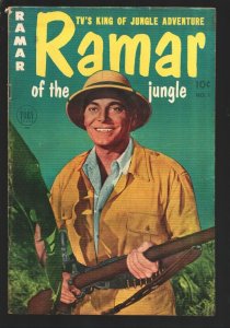 Ramar of The Jungle #1 1954-Toby-First issue-Jon Hall photo cover from the TV...