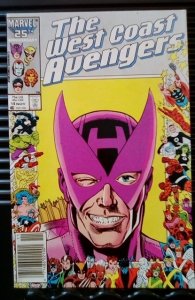 West Coast Avengers #14 Newsstand Edition (1986)