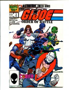 G.I. Joe Order Of Battle #3 - WRAP AROUND COVER! (8.5) 1987