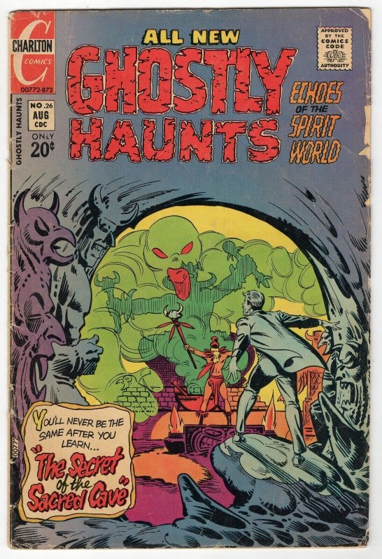 Ghostly Haunts #26 VINTAGE 1972 Charlton Comics