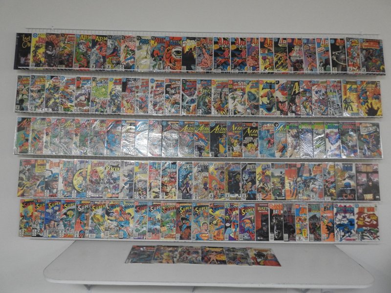 Huge Lot 120+ Comics W/ Action Comics, Batman, Superman, +More! Avg FN Cond!