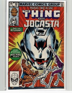 Marvel Two-in-One #92 (1982) Jocasta