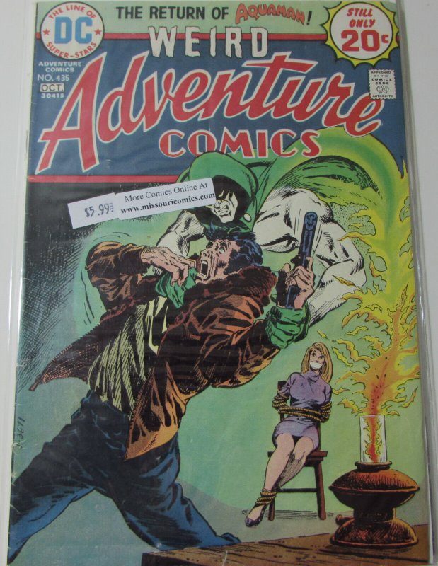 Adventure Comics Run Lot 6 #431-436 DC 1974 FN+ Bronze Age Comic Book Key Issue