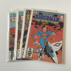 Superman Secret Years 1 2 3 4 Very Fine/Near Mint Vf/Nm 9.0 Lot Run  Dc Comics