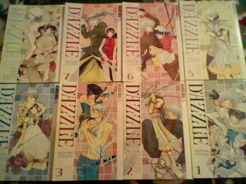 Dazzle manga series 1-8 ,Tokyopop 1st editions Minari Endoh shojo Manga lot set