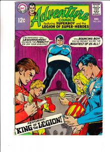 Adventure Comics #375 (Dec-68) VG Affordable-Grade Legion of Super-Heroes, Su...