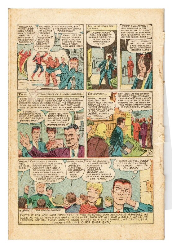 Amazing Spider-Man Annual #2 VINTAGE 1965 Marvel Comics 1st Dr Strange Meeting