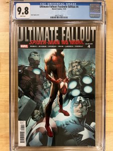 Ultimate Fallout #4 Newsstand Cover (2011) CGC 9.8
