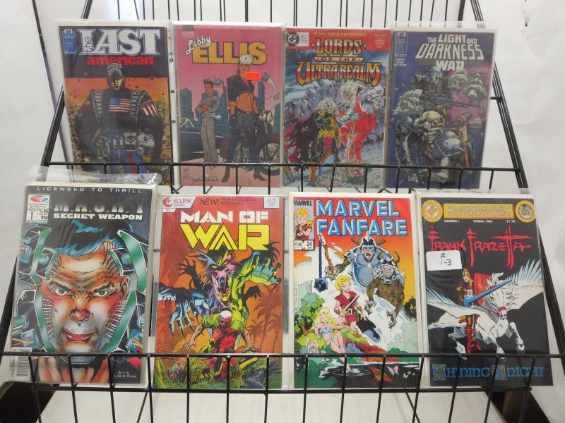 Science Fiction/Fantasy Comics SWB #DM1 Lot of 39Diff Series! Dredd Earthlore++