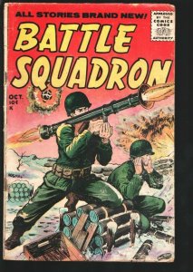 Battle Squadron #4 1955-Key-Bazooka Cover-The Battle For Burma,-Rusty Stapl...