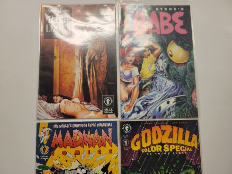 4 Dark Horse Comics #3 Hard Looks + #2 Babe + #1 Godzilla + #1 Madman 46 LP4