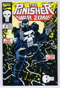 Punisher War Zone #10 ORIGINAL Vintage 1992 Marvel Comics 