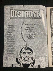 1989 DESTROYER Magazine #1 FN 6.0 Lee Weeks / Remo Williams Origin