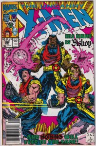 The Uncanny X-Men #282 Newsstand Edition (1991) 1st Bishop