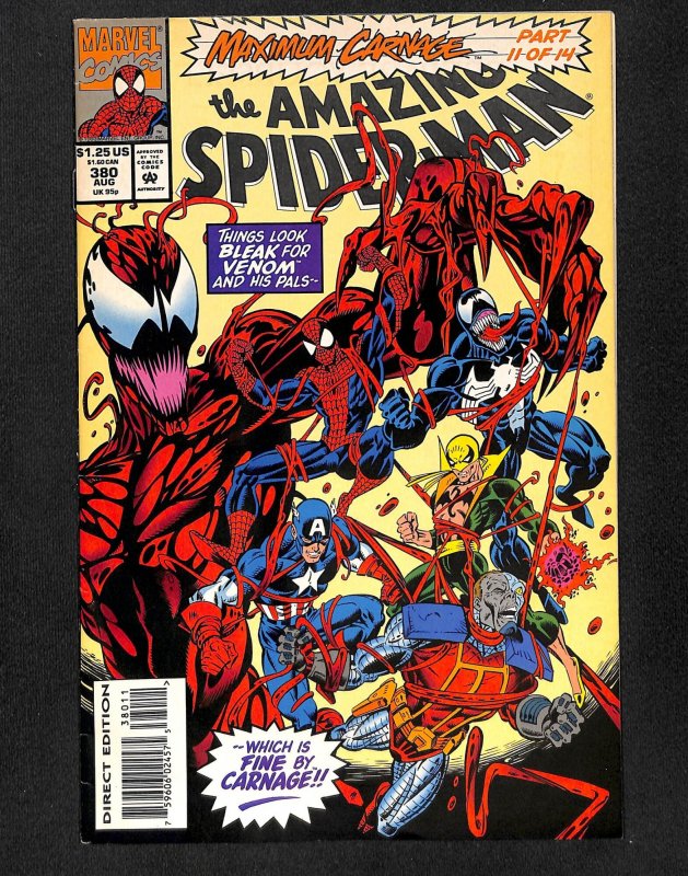 Amazing Spider-Man #380 FN 6.0 Venom!