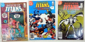 Tales of the Teen Titans Lot of 3 #45, 48, 49 1984 DC Newsstand Starfire Comics