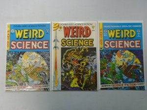Weird Science lot 3 different avg 8.0 VF (1991-94 Gemstone)