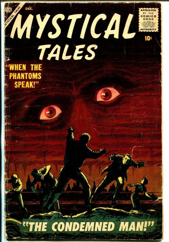 Mystical Tales #4 1956-Atlas-Reed Crandall-Bob Powell=Porsche 356-horror-G/VG