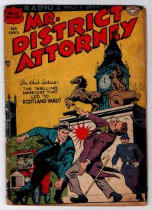 Mr. District Attorney #6 (1948)  G 2.0   DC crime   DOUBLE COVER   see desc.