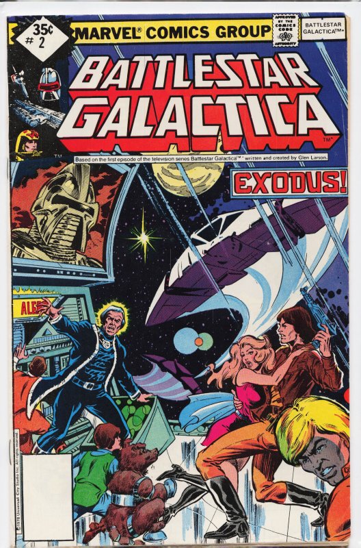 Battlestar Galactica #2 Whitman Reprint Variant (1979) Battlestar Galactica