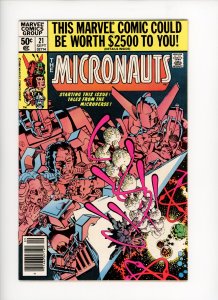 Micronauts #21  VF  1980  Michael Golden Cover!