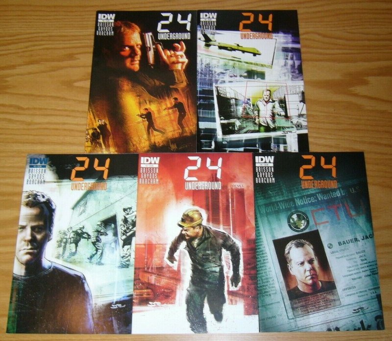 24: Underground #1-5 VF/NM complete series based on tv show - jack bauer 2 3 4