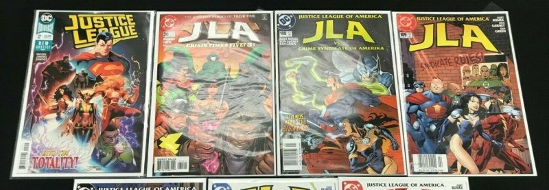 JUSTICE LEAGUE 7PC LOT (VF/NM) INTO THE TOTALITY!! 1999-2005