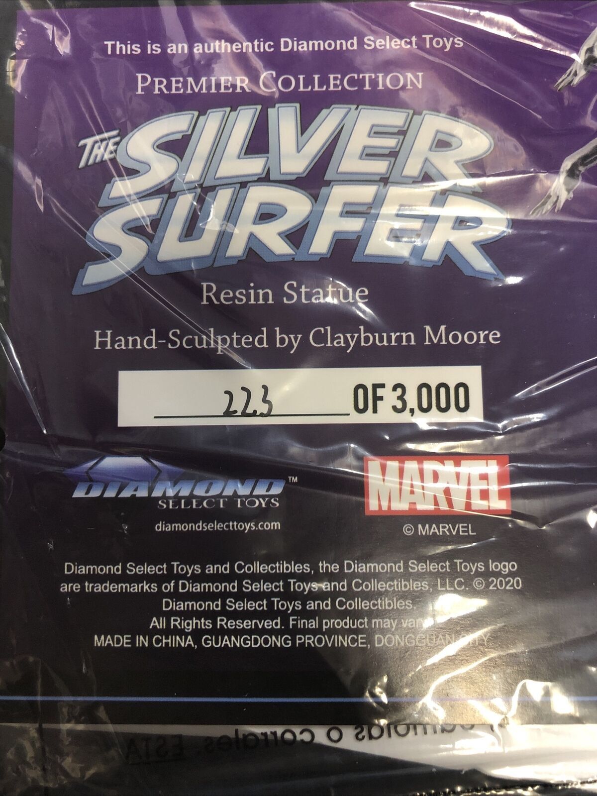 Marvel Premier Collection Silver Surfer Statue(2020) (223/3000) Broken