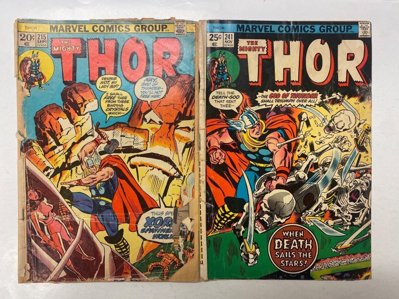 5 Thor MARVEL comic books #215 241 310 329 469 71 KM15