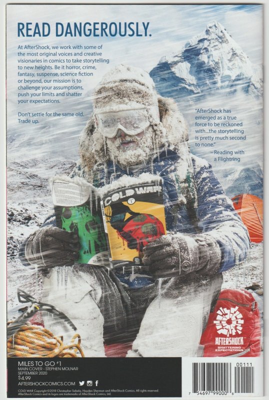 Miles To Go #1 (Sep 2020, AfterShock Comics), NM-MT condition (9.8)