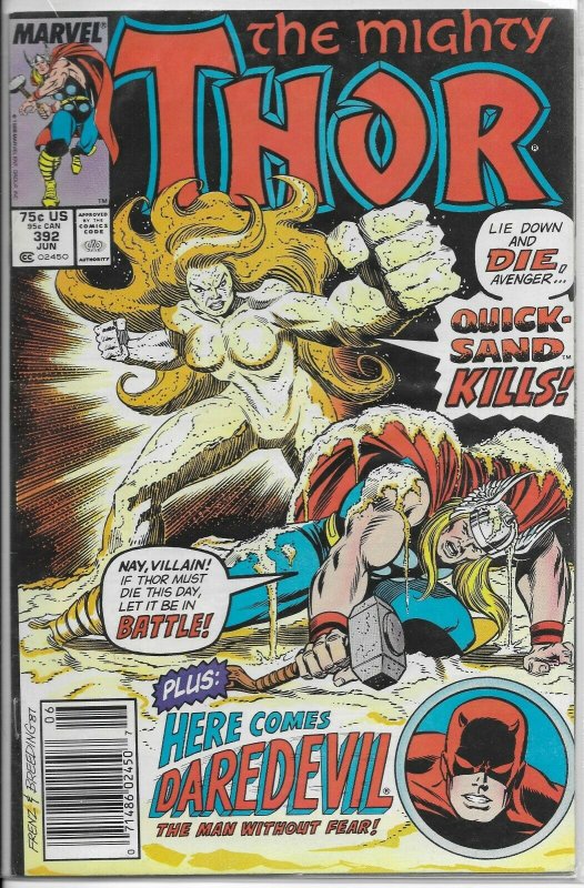 Thor V1 #389,392-397,399,400, ++ 432-450 DeFalco/Frenz, comic book lot of 39