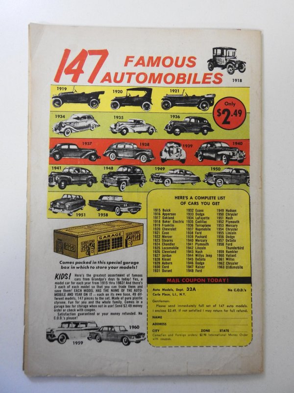 The Flash #136 (1963) GD/VG Condition moisture damage