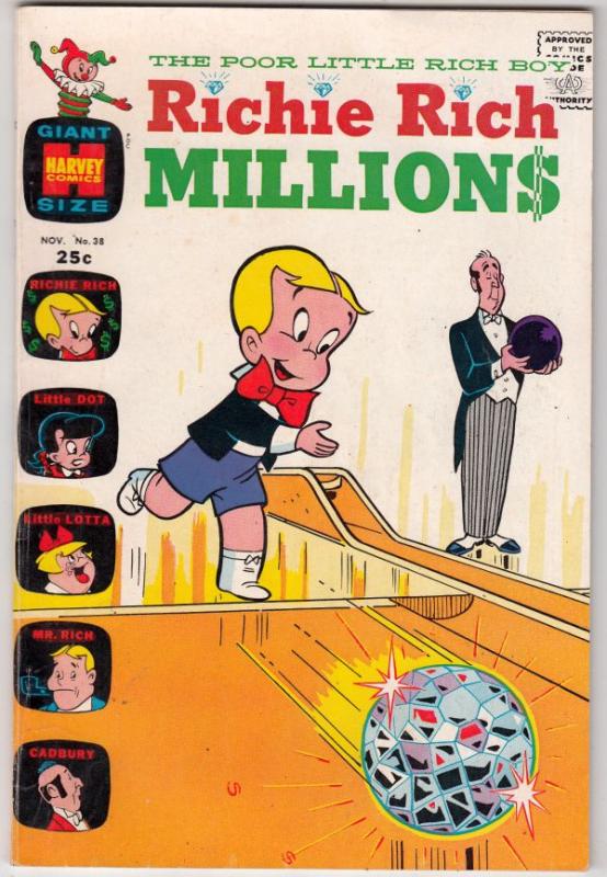 Richie Rich Millions #38 (Nov-69) VF+ High-Grade Richie Rich