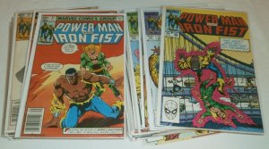 Power Man/Iron Fist #81-99,101-110,117-120,123 Luke Cage comic book lot of 34